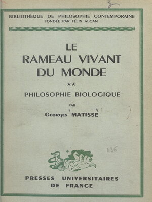 cover image of Le rameau vivant du monde (2)